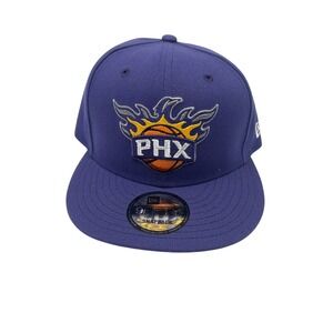 New Era Phoenix Suns 9FIFTY Snapback Hat Purple PHX Fireball NBA Cap OSFA NEW